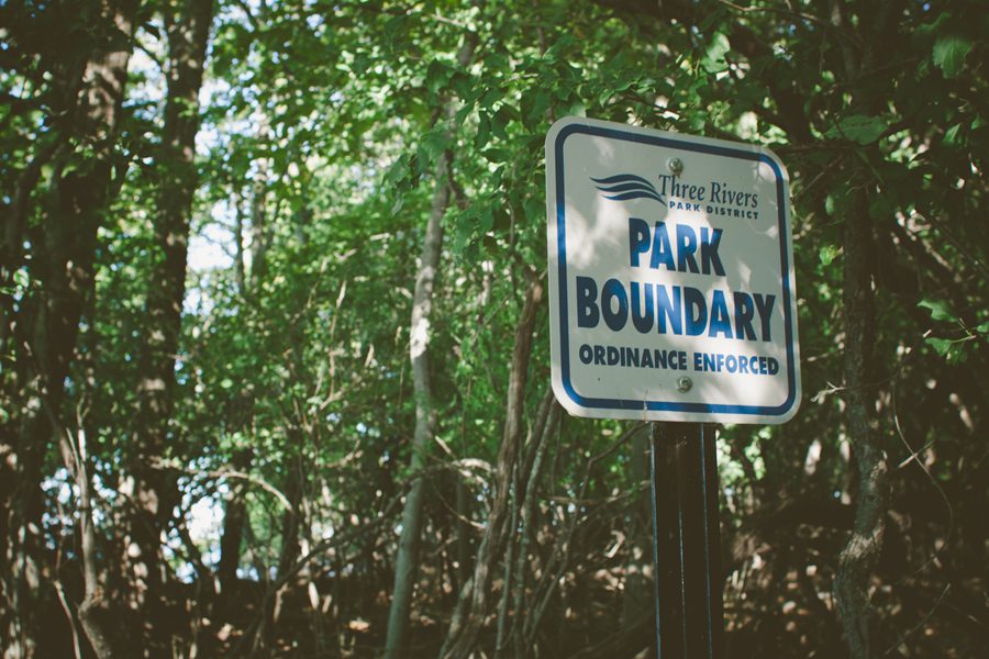 park sign
