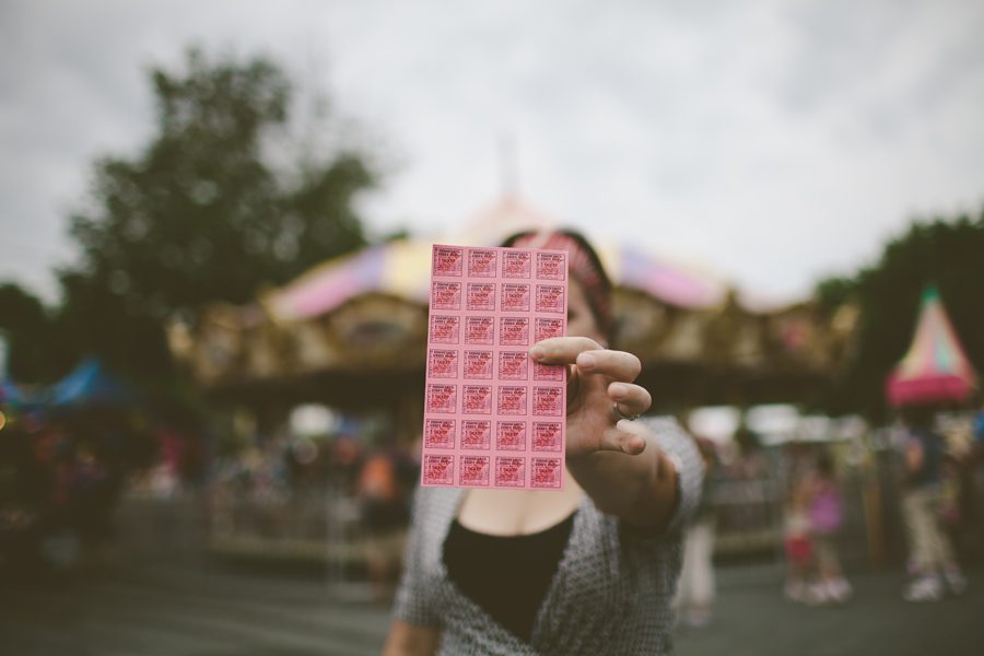 tickets for rides at the fair