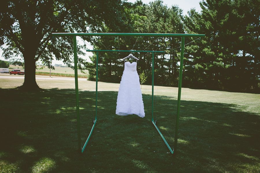 The Dress | Wisconsin Farm Wedding Photography
