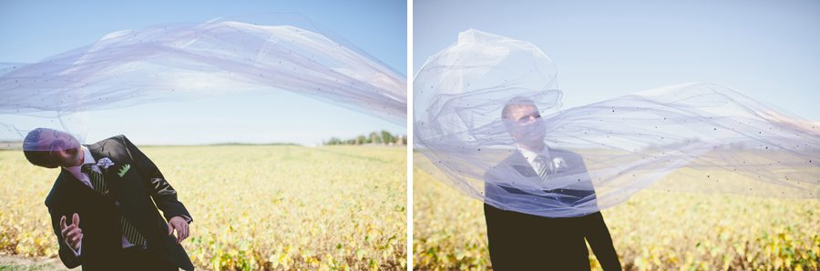 Veil Wisconsin Farm Wedding Photography