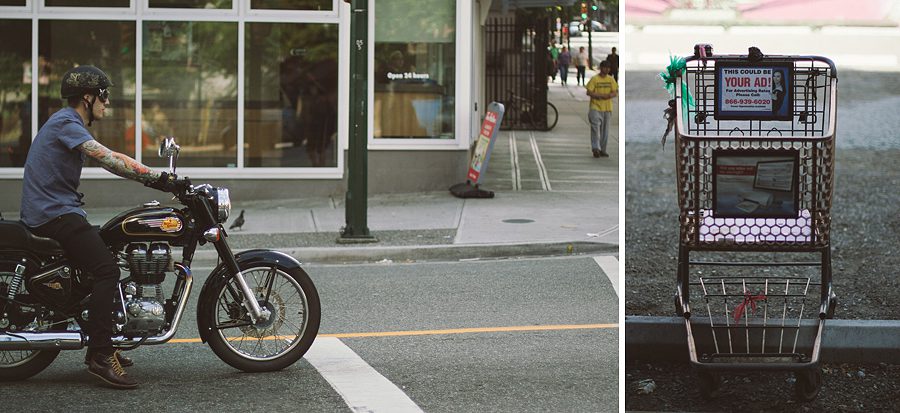 downtown vancouver motorcycle