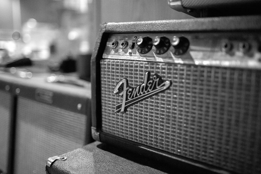 Fender amp in The Brewhouse Recording Studio Minneapolis photo